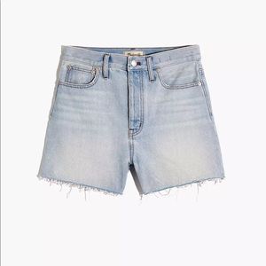 nwt madewell mom jean short size 23